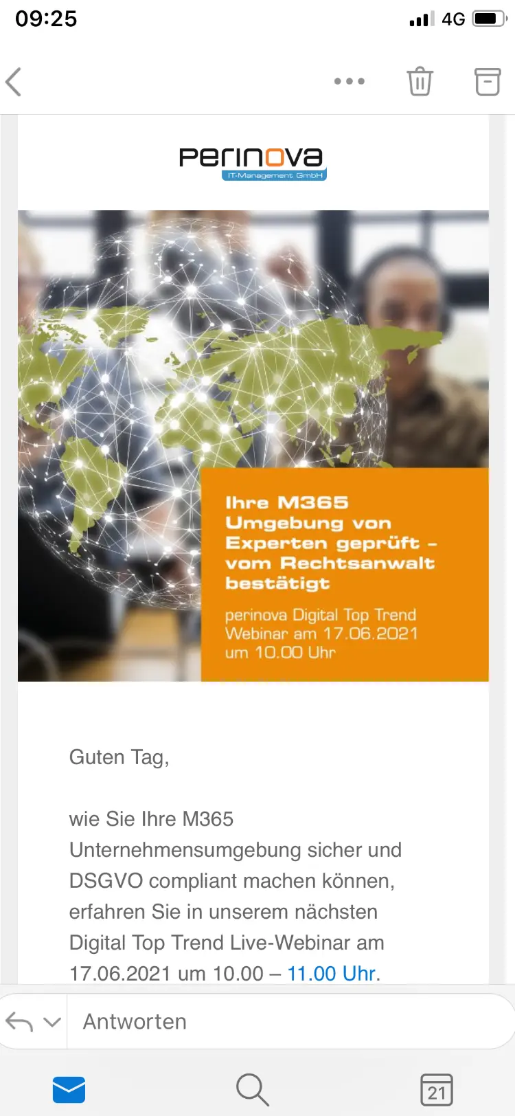 perinova-Newsletter Managed Services